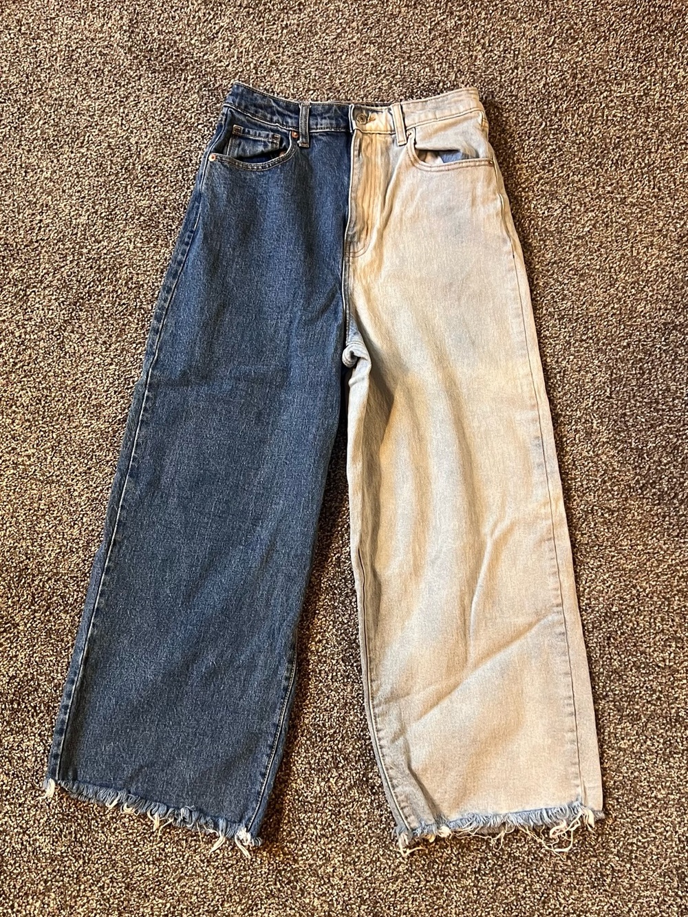 Two-Tone Women’s High-Rise Jeans